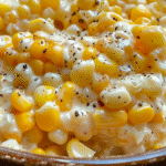 creamy honey butter corn with black pepper
