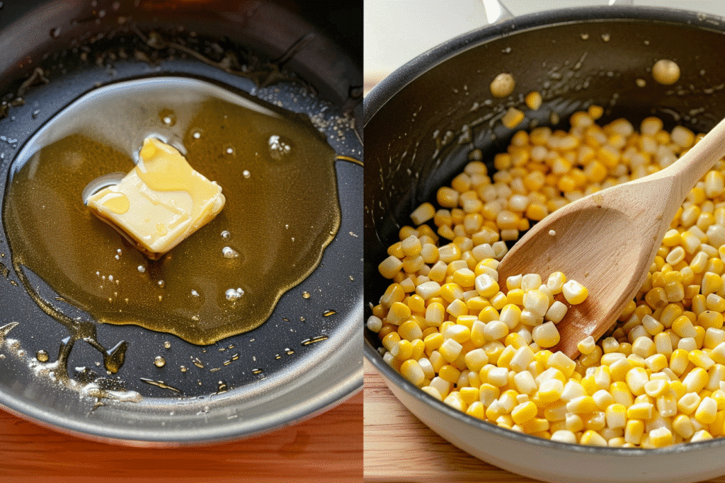 honey butter corn recipe step1 step2