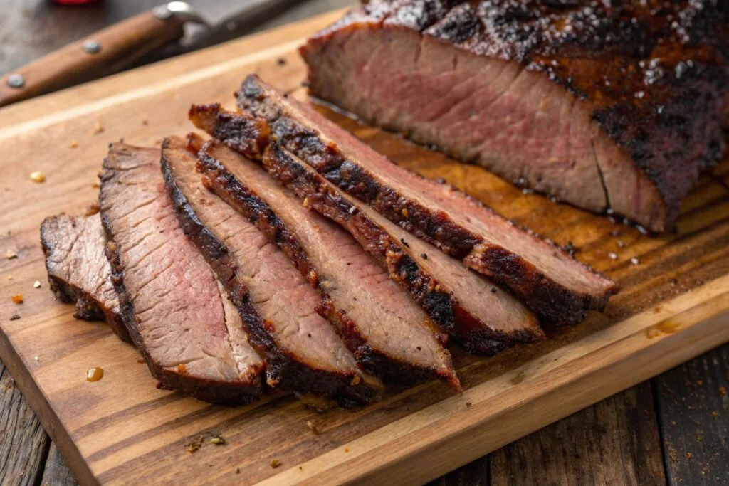 Raw brisket point and flat cut for carnivore brisket recipe