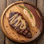 Carnivore steak sauce recipe card visual